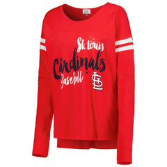 St. Louis Cardinals Touch Women's Free Agent Long Sleeve T-Shirt Red