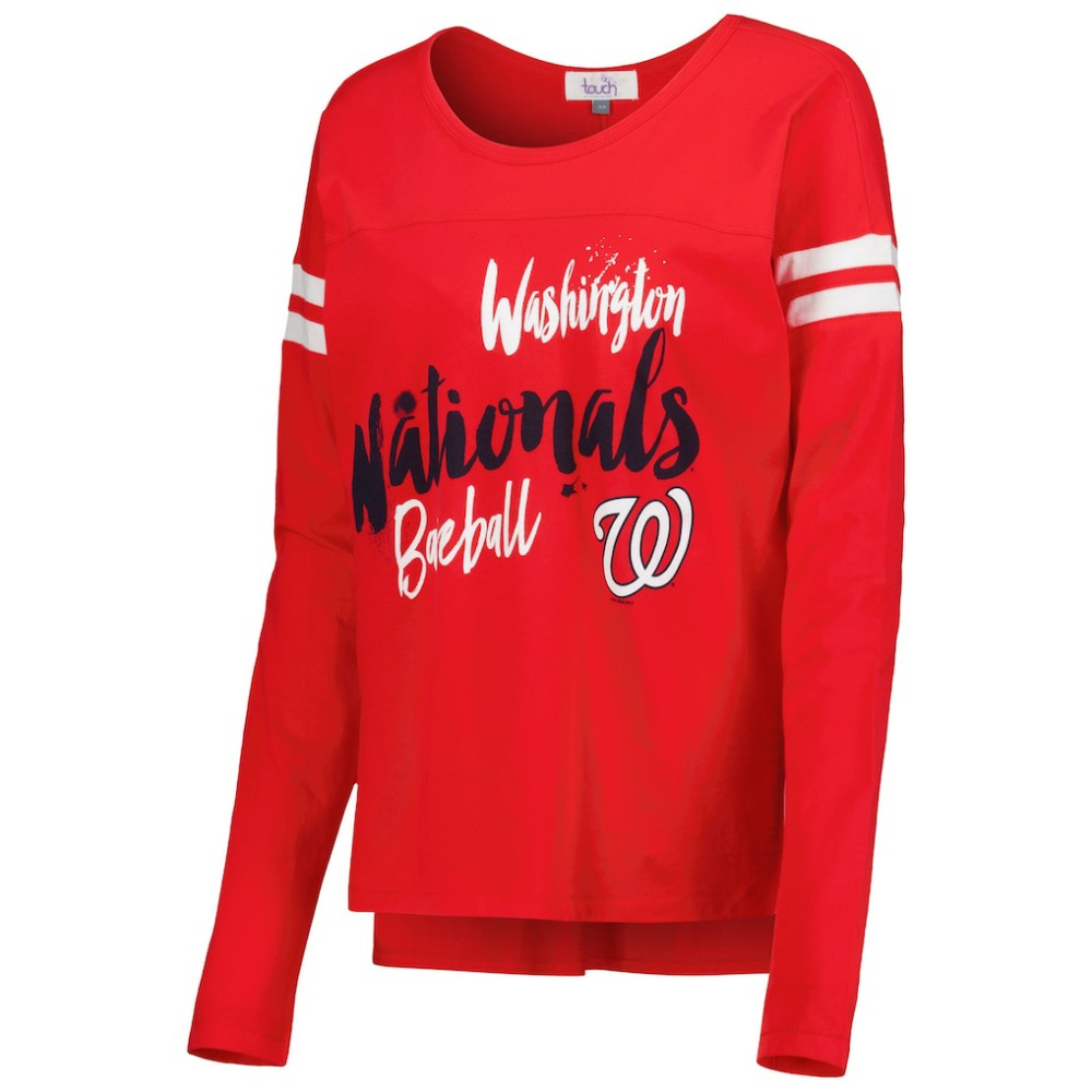 Washington Nationals Touch Women's Free Agent Long Sleeve T-Shirt Red