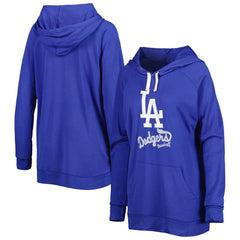 Los Angeles Dodgers Touch Women's Pre-Game Raglan Pullover Hoodie Royal