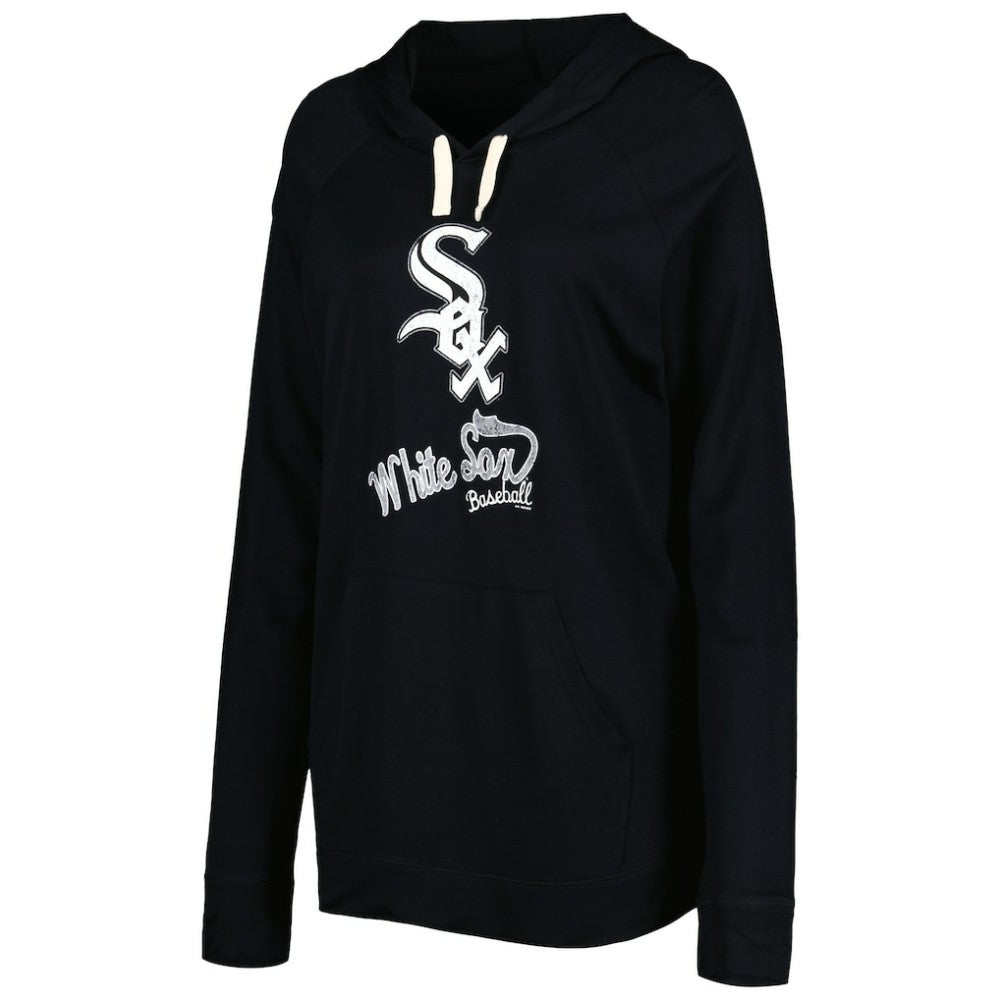 Chicago White Sox Touch Women's Pre-Game Raglan Pullover Hoodie Black