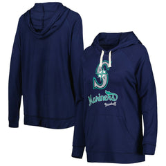 Seattle Mariners Touch Women's Pre-Game Raglan Pullover Hoodie Navy