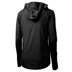 San Francisco 49ers Cutter & Buck Women's Throwback Logo Adapt Eco Knit Hybrid Recycled Full-Zip Hoodie - Black for sale
