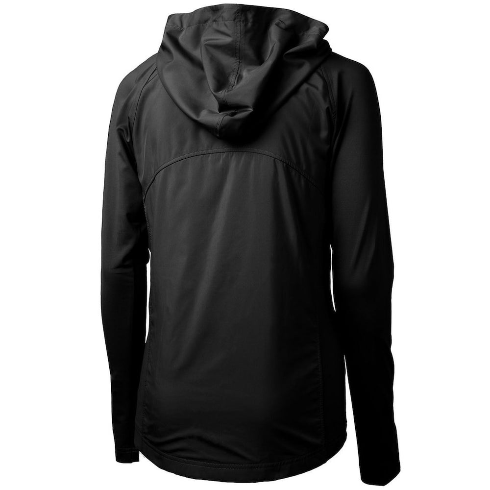 Las Vegas Raiders Cutter & Buck Women's Throwback Logo Adapt Eco Knit Hybrid Recycled Full-Zip Hoodie - Black discount