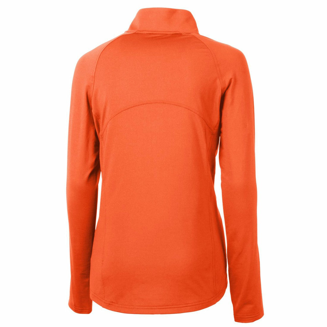 Denver Broncos Cutter & Buck Women's Throwback Logo Adapt Eco Knit Stretch Recycled Half-Zip Pullover Top - Orange discount