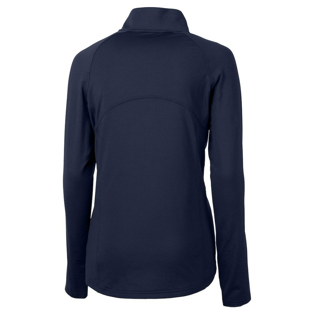 Chicago Bears Cutter & Buck Women's Throwback Logo Adapt Eco Knit Stretch Recycled Half-Zip Pullover Top - Navy outlet