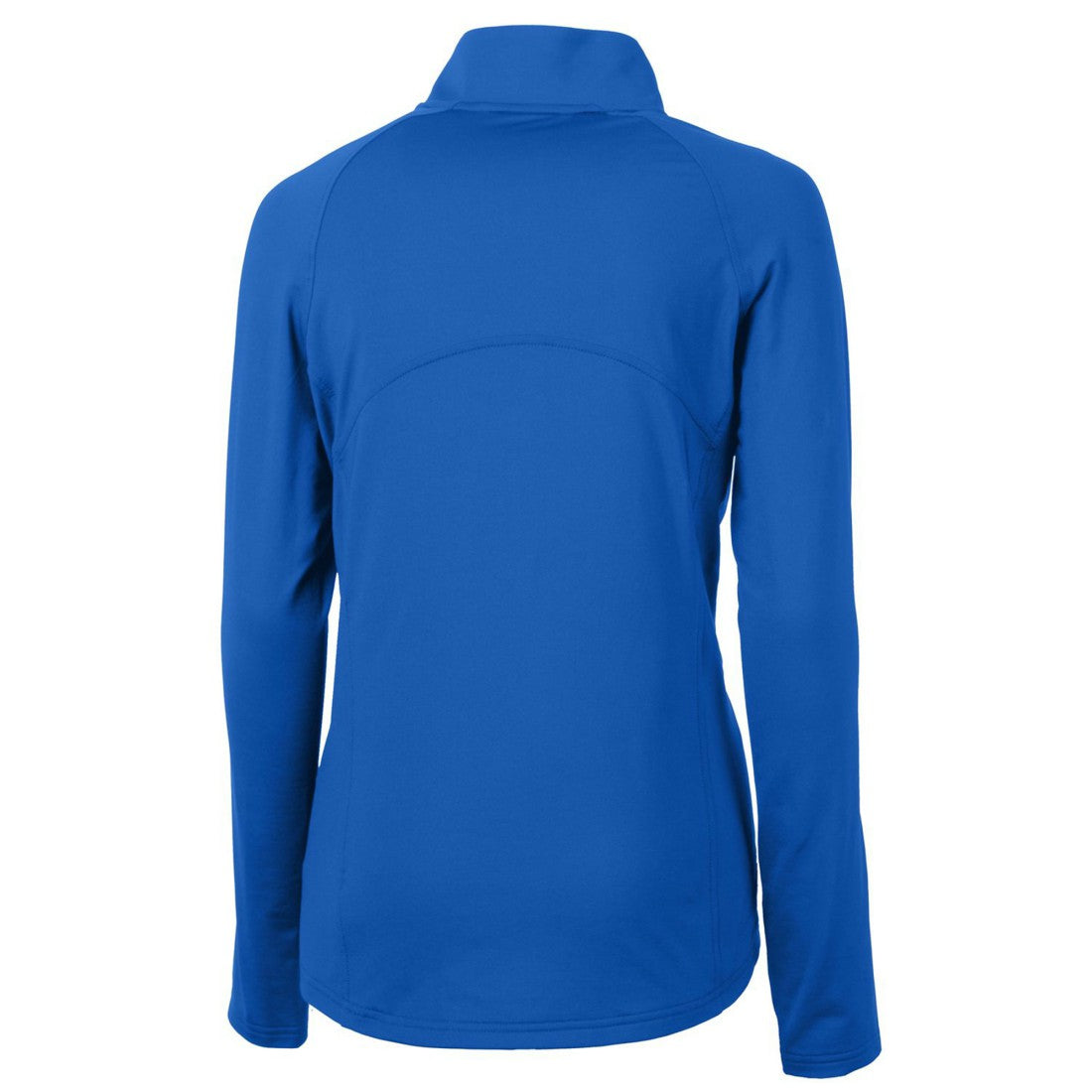 Denver Broncos Cutter & Buck Women's Throwback Logo Adapt Eco Knit Stretch Recycled Half-Zip Pullover Top - Royal online