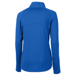 Denver Broncos Cutter & Buck Women's Throwback Logo Adapt Eco Knit Stretch Recycled Half-Zip Pullover Top - Royal online