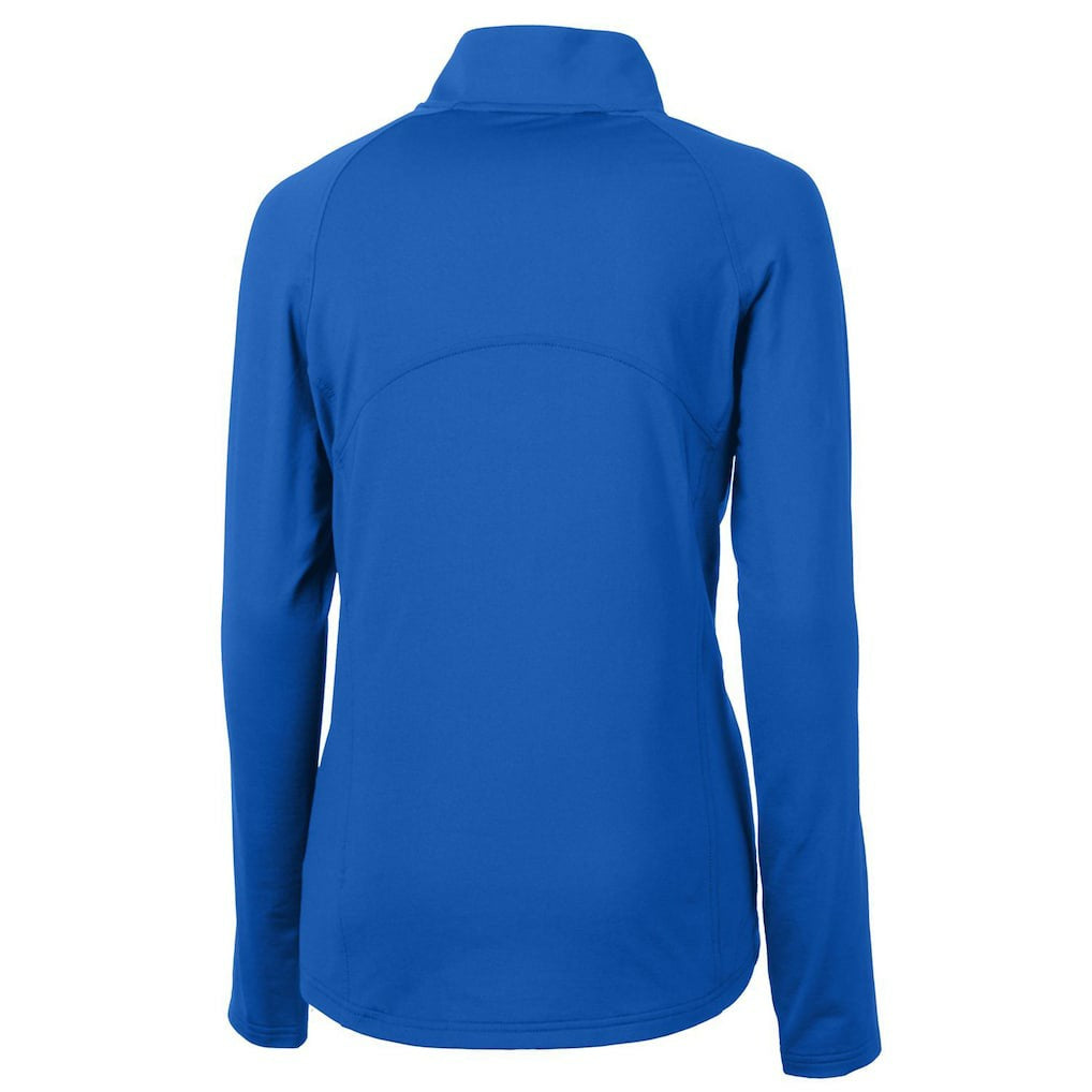 Buffalo Bills Cutter & Buck Women's Throwback Logo Adapt Eco Knit Stretch Recycled Half-Zip Pullover Top - Royal discount