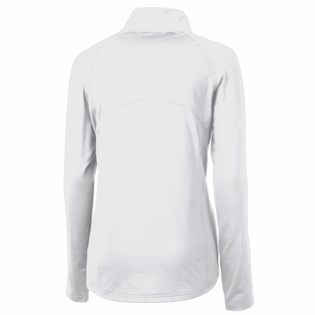 Denver Broncos Cutter & Buck Women's Throwback Logo Adapt Eco Knit Stretch Recycled Half-Zip Pullover Top - White sale