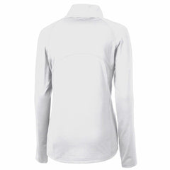Denver Broncos Cutter & Buck Women's Throwback Logo Adapt Eco Knit Stretch Recycled Half-Zip Pullover Top - White sale