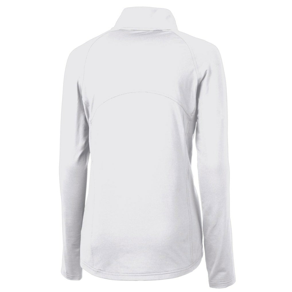 Buffalo Bills Cutter & Buck Women's Throwback Logo Adapt Eco Knit Stretch Recycled Half-Zip Pullover Top - White online