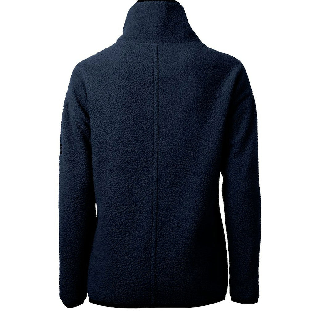 Chicago Bears Cutter & Buck Women's Throwback Logo Cascade Eco Sherpa Fleece Half-Zip Pullover Jacket - Navy outlet