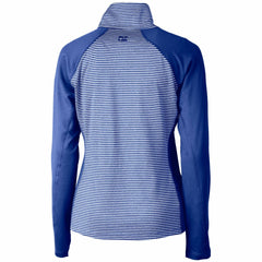 Denver Broncos Cutter & Buck Women's Throwback Logo Forge Tonal Stripe Stretch Half-Zip Pullover Top - Royal outlet