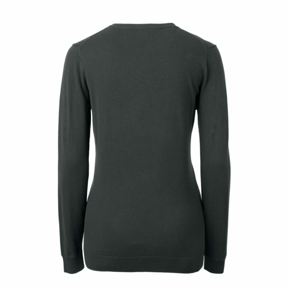 Detroit Lions Cutter & Buck Women's Throwback Logo Lakemont Tri-Blend V-Neck Sweater - Heather Charcoal sale