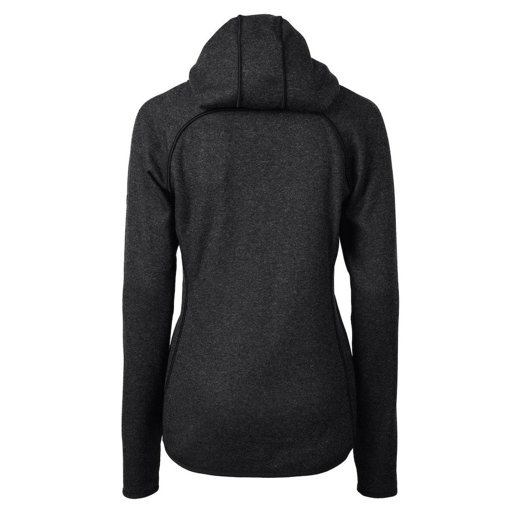 Buffalo Bills Cutter & Buck Women's Throwback Logo Mainsail Full-Zip Jacket - Heather Charcoal for sale