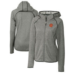 Cincinnati Bengals Cutter & Buck Women's Throwback Logo Mainsail Full-Zip Jacket - Heather Gray on sale