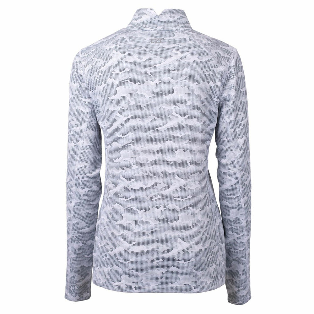 Detroit Lions Cutter & Buck Women's Throwback Logo Traverse Camo Quarter-Zip Pullover Top - Charcoal discount