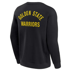 Golden State Warriors Unisex Elements Super Soft Fleece Pullover Sweatshirt sale - Black cheap