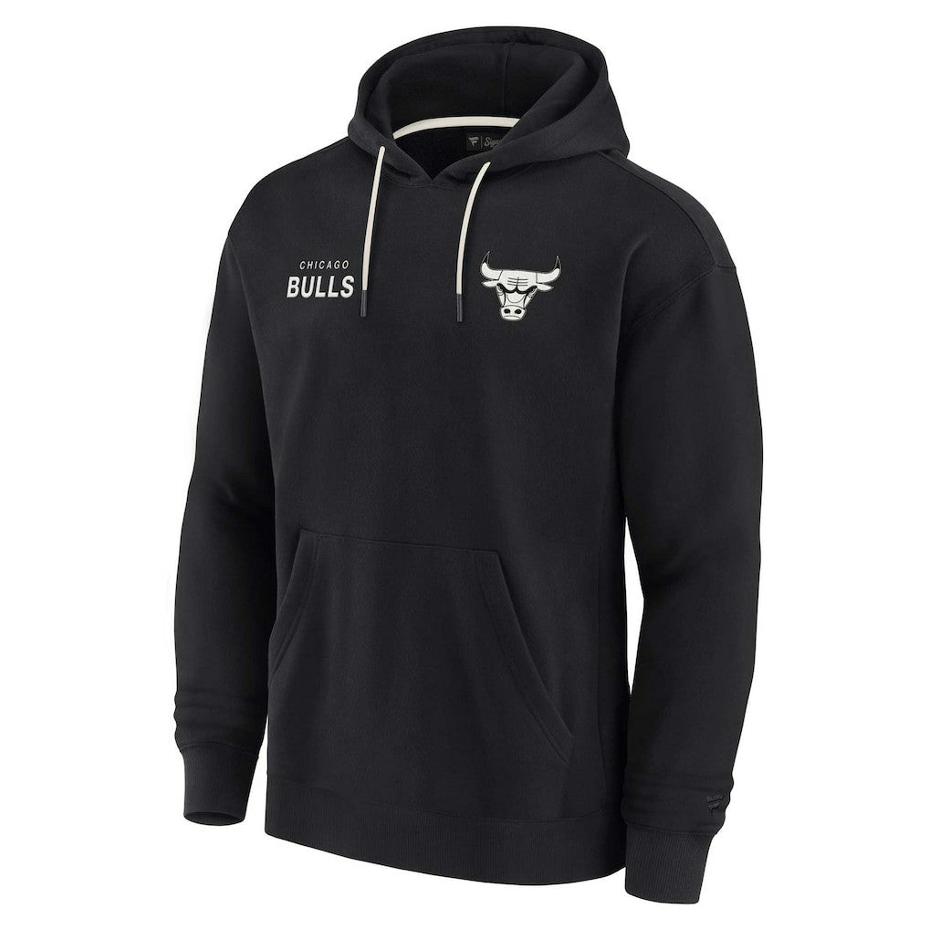 Chicago Bulls Unisex Elements Super Soft Fleece Pullover Hoodie - Black sale