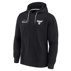 Chicago Bulls Unisex Elements Super Soft Fleece Pullover Hoodie - Black sale