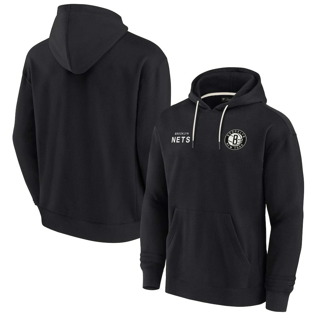 Brooklyn Nets Unisex Elements Super Soft Fleece Pullover Hoodie - Black online