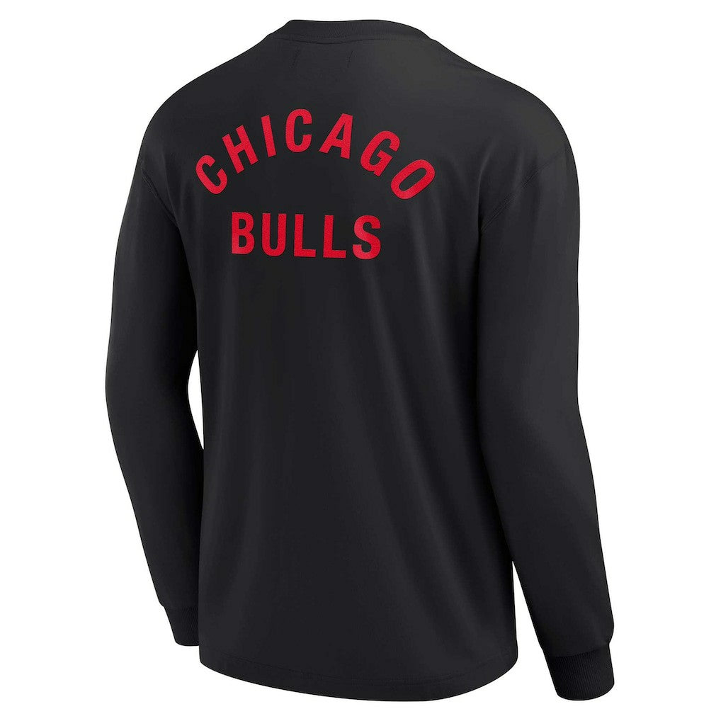 Chicago Bulls Unisex Elements Super Soft Long Sleeve T-Shirt sale - Black shop