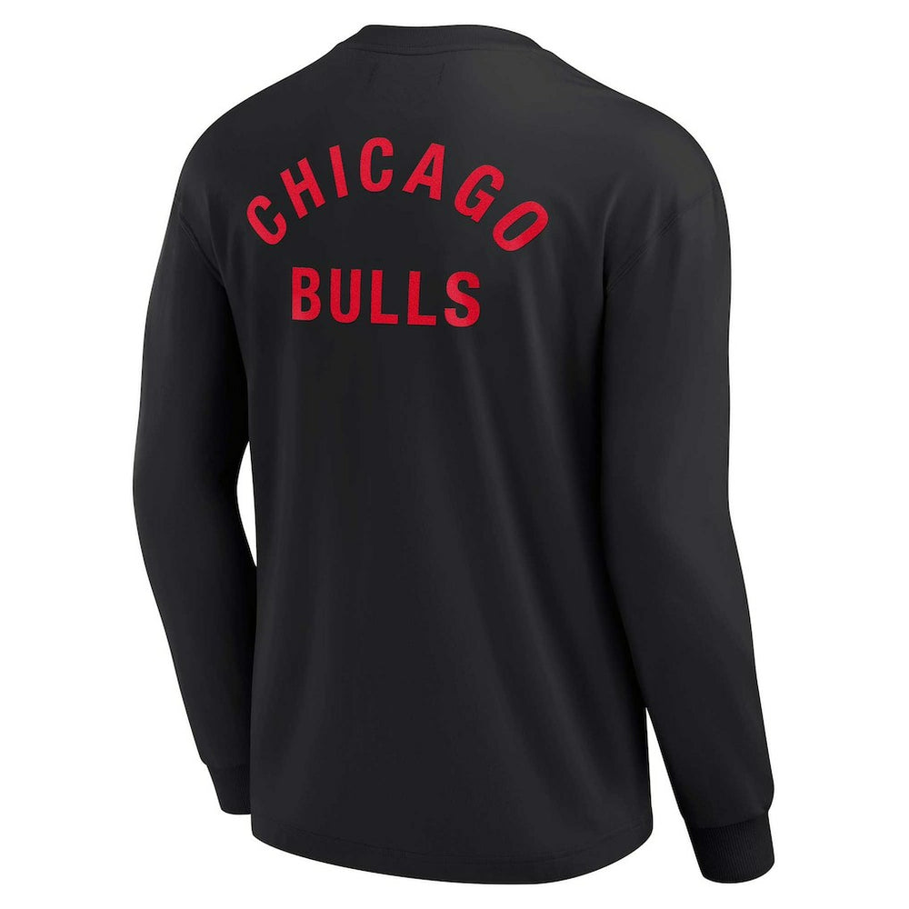 Chicago Bulls Unisex Elements Super Soft Long Sleeve T-Shirt sale - Black shop