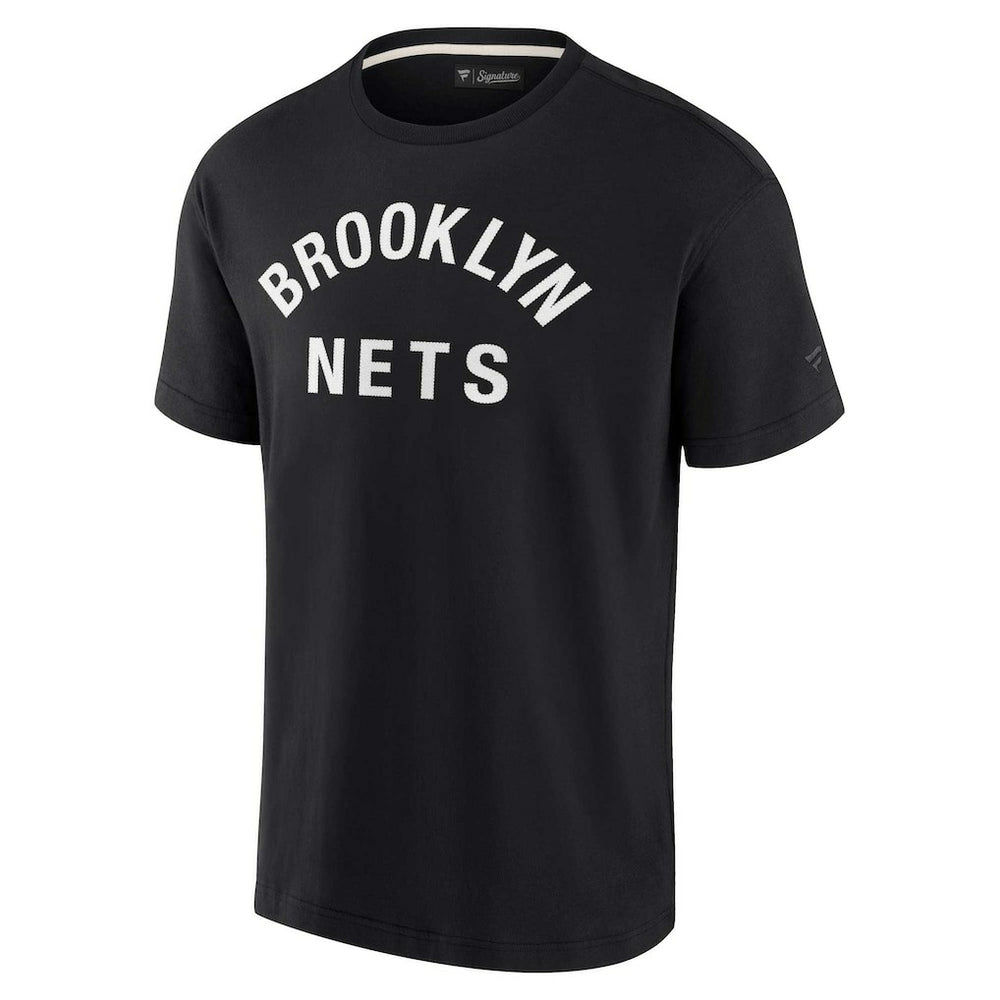 Brooklyn Nets Unisex Elements Super Soft Short Sleeve T-Shirt - Black cheap
