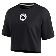Boston Celtics Women's Elements Super Soft Boxy Cropped T-Shirt - Black sale