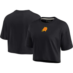 Phoenix Suns Women's Elements Super Soft Boxy Cropped T-Shirt - Black discount