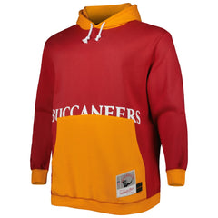 Tampa Bay Buccaneers Big & Tall Big Face Pullover Hoodie - Red/Orange on sale