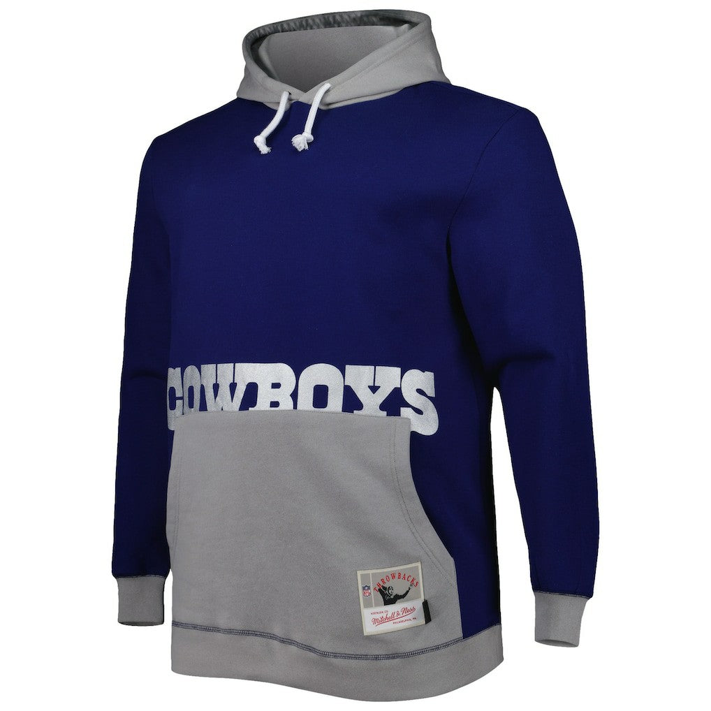 Dallas Cowboys Big & Tall Big Face Pullover Hoodie - Navy/Silver online