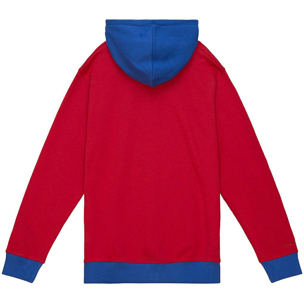 New England Patriots Big & Tall Big Face Pullover Hoodie - Red/Navy for sale
