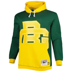 Green Bay Packers Big & Tall Big Face Pullover Hoodie - Green/Gold sale