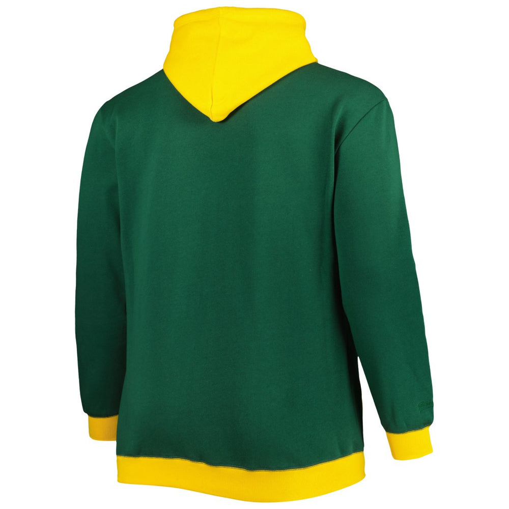 Green Bay Packers Big & Tall Big Face Pullover Hoodie - Green/Gold sale