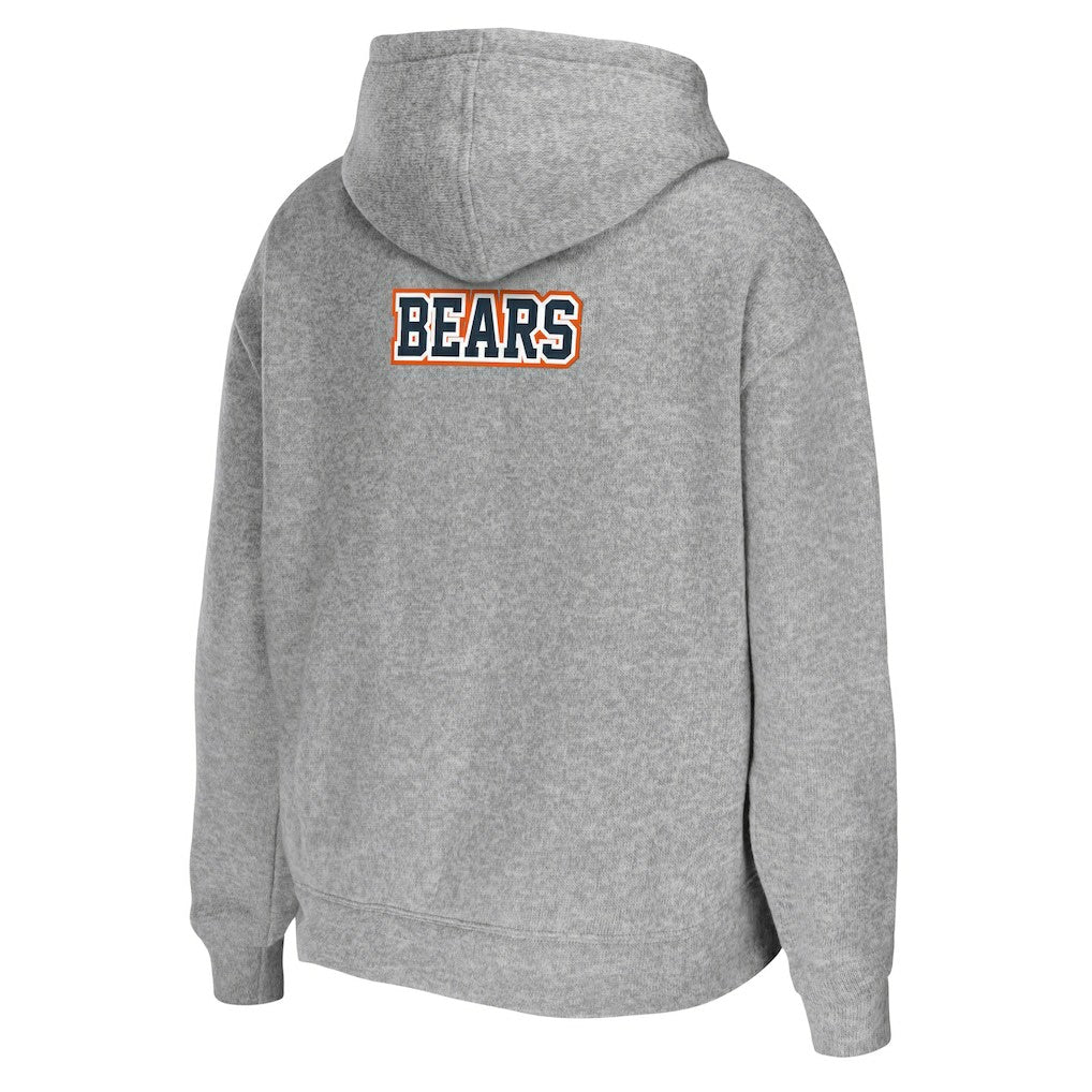 Chicago Bears WEAR by Erin Andrews Women's Team Full-Zip Hoodie - Heathered Gray online