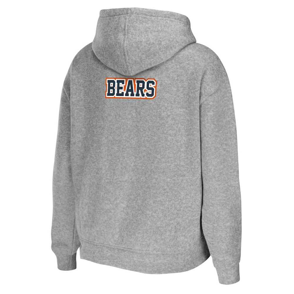 Chicago Bears WEAR by Erin Andrews Women's Team Full-Zip Hoodie - Heathered Gray online