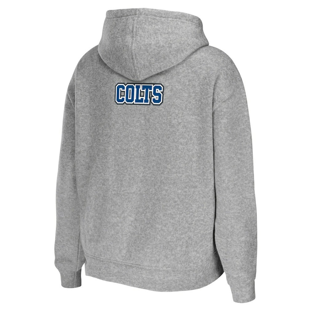 Indianapolis Colts WEAR by Erin Andrews Women's Team Full-Zip Hoodie - Heathered Gray outlet