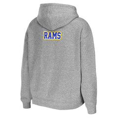 Los Angeles Rams WEAR by Erin Andrews Women's Team Full-Zip Hoodie - Heathered Gray cheap