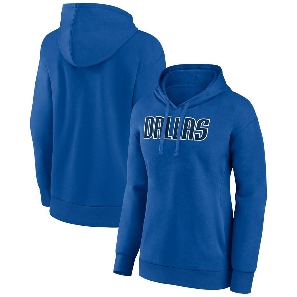 Dallas Mavericks Women's Wordmark Alt Pullover Hoodie sale - Blue for sale