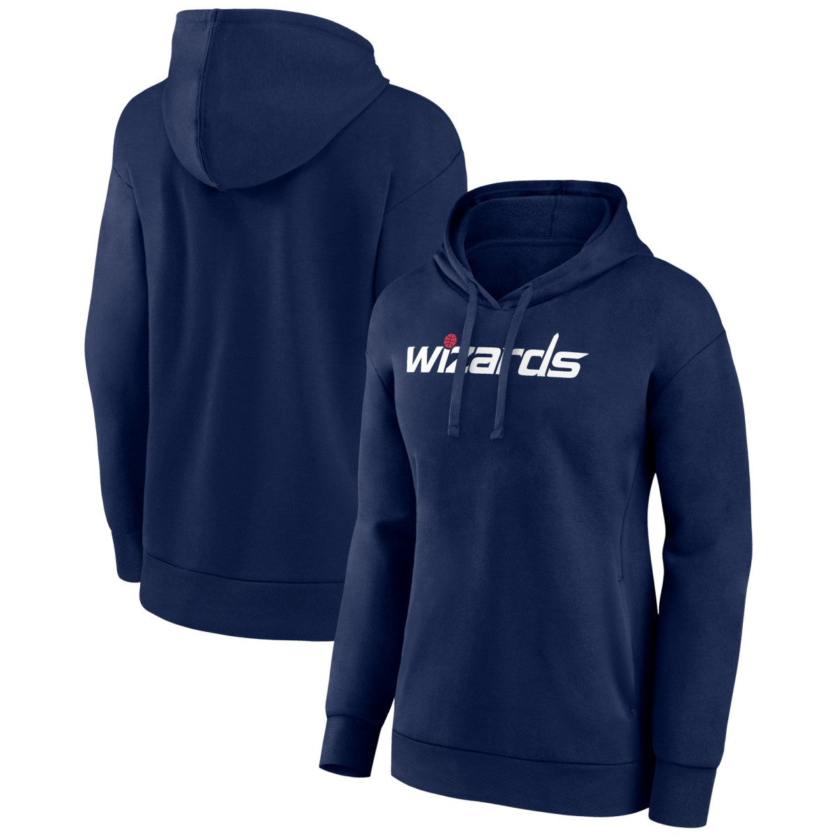 Washington Wizards Women's Wordmark Alt Pullover Hoodie - Navy cheap