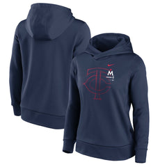 Minnesota Twins Women's 2023 Big Game Fleece Pullover Hoodie Navy