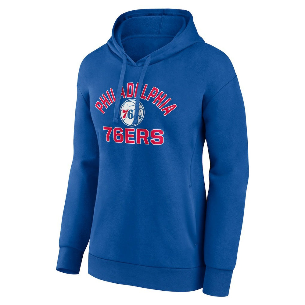 Philadelphia 76ers Women's Overtime Pullover Hoodie - Royal on sale