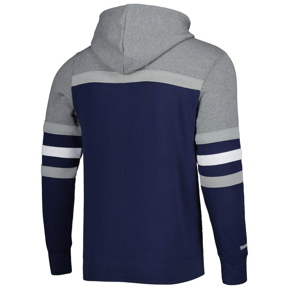 Dallas Cowboys Head Coach Pullover Hoodie - Navy/Heathered Gray cheap