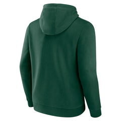 Minnesota Wild Fanatics Primary Logo Pullover Hoodie - Green Hoodies