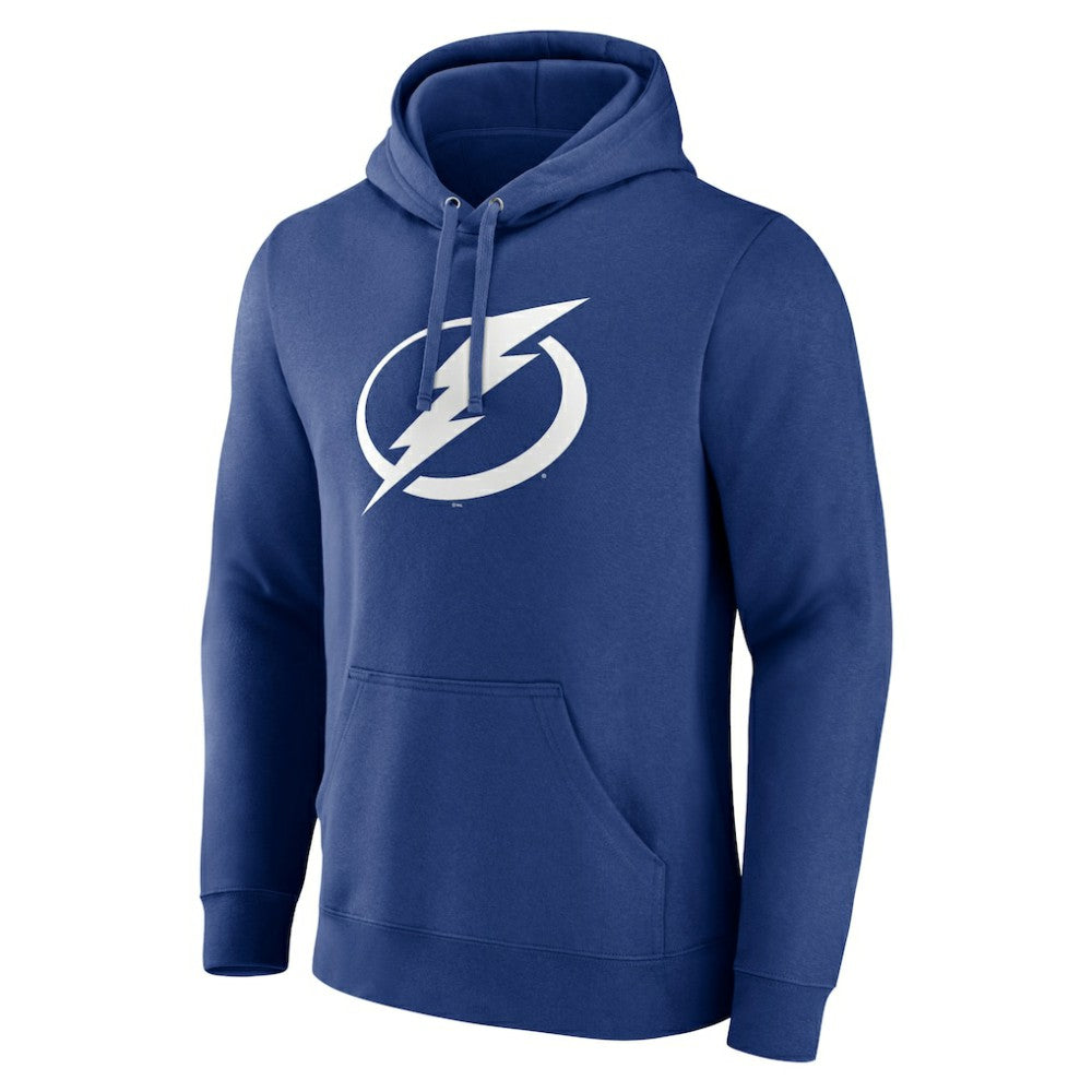 Tampa Bay Lightning Fanatics Primary Logo Pullover Hoodie - Blue Hoodies