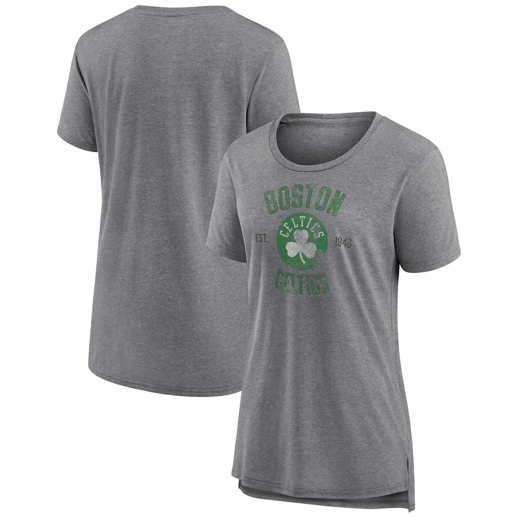 Boston Celtics Women's Heritage Tri-Blend T-Shirt - Heather Gray online
