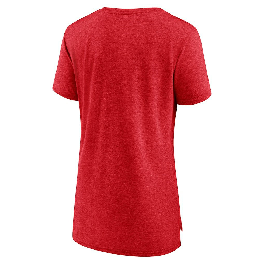 Houston Rockets Women's Heritage Tri-Blend T-Shirt - Heather Red online