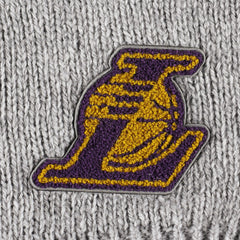 Los Angeles Lakers Lusso Women's Scarletts Lantern Sleeve Tri-Blend V-Neck Pullover Sweater - Gray shop