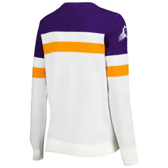 Phoenix Suns Lusso Women's Dominique Pullover Sweater - Purple/Cream cheap